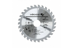Hogert TCT pjūklas a&scaron;menys HT6D774, 160mm, 30T, 1.4mm, 30mm, mangano plienas, 9500 RPM, ATB