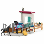 Žirgų aptvaras su kumele ir kumeliuku Schleich