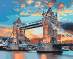 Tapyba pagal skaičius Vakaro Londonas, 40x50 cm