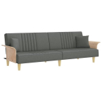 Sofa-lova su porankiais vidaXL, pilka