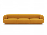Sofa Micadoni Home Miley Miley 259x85x74 cm, geltona