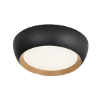 Lubų lempa Candellux Abruzzo 14-24121 24W LED juoda-mediena balta gaubtas