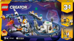 LEGO&reg; Creator 31142 kosminiai kalneliai, žaislas su kosmine raketa, planetomis ir kaladėlėmis
