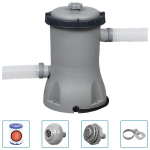 Baseino siurblys su filtru Bestway Flowclear, 1 vnt.