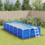 Baseino paklotas VidaXL, 640x321cm, Pilka