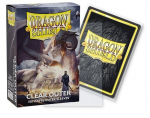 Kortų įmautės Dragon Shield Standard size Outer Sleeves - Matte Clear, 100 vnt
