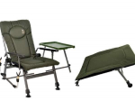 Žvejybos kėdės komplektas Elektrostatyk Carp F5Rstp, 50x180x33 cm