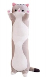 Pliu&scaron;inis žaislas katinas , pilkas, 130 cm