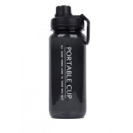 Vandens butelis 600 ml, juodas