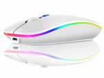 Belaidė optinė pelė, Plona 2,4 GHz &bdquo;Bluetooth&ldquo;, balta