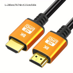 8K greitas HDMI 2.1 laidas, 6,6 pėdos / 2 m