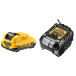 Akumuliatorius DeWalt DCB1102P1-QW, 18 V, 5.0 Ah + įkroviklis DCB1102
