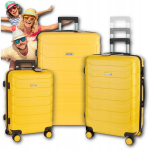 3 kelioninių lagaminų rinkinys 3in1 bagažas ant ratukų 94L+63L+40L