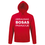 Džemperis Geriausias bosas pasaulyje, raudonas