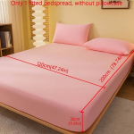 Tampri &scaron;epečiuota paklodė pilka, JC Single Layer Fitted Sheet-&scaron;viesiai rožinė