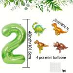 6 vnt 101.6 cm dinozaurų gimtadienio dekoracijos, 2 numeris