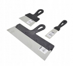 Nerūdijančio plieno glaistyklė 40 mm su plastikine rankena