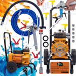 Dažymo agregatas Rosfix Strong Orange Storm SOS03 &ndash; Komplektas, Galia 3500W, Srautas 18 l/min