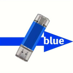 USB laikmena Naujas greitaeigis USB 2.0 Type-C atmintukas.,  Mėlyna