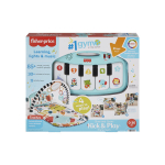 Lavinamasis kilimėlis su pianinu bei garso ir &scaron;viesos efektais Fisher-Price Glow And Grow Kick & Play Piano Gym HWY58