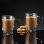 Ambition stiklinė su rankena Curly, 350 ml, 2 vnt.