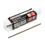 10 vnt. Hss+co metalo grąžtų rinkinys, 1 mm