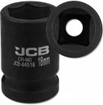 Jcb smūginis antgalis 1/2" 18 mm 6-kampis Cr-mo