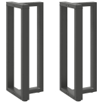 Baro stalo kojos, t formos, 2 vnt., 50x35x(100-101)cm, plienas