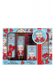 Kūno priežiūros rinkinys Nature De Marseille: rankų kremas 60 ml + du&scaron;o želė 150 ml + muilas 90 g + kūno losjonas 100 ml