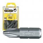 Kryžminiai antgaliai Stanley, PH2 25mm ,25 vnt., 1-68-946