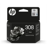 HP 308 Black Original Ink Cartridge (7FP21UE) for HP Envy 6110, 6120, 6130, 6520, 6530