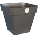 RIVIERA Soleilla flower pot - Square - 40 x 40 cm - Glittery gray