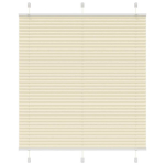 Plisuotas blind cream 120x100 cm audinio plotis 119,4 cm