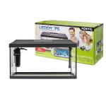 Akvariumas Aquael Leddy Plus 75 D&N 2.0 105 L, juodas, su įranga