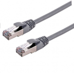 C-TECH tinklo kabelis Cat6a, S/FTP, pilkas, 2m