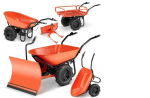 Elektrinis karutis B&Auml;UMR-AG 3in1, 500 W, 120 l, 260 kg, 40 V, su plūgu