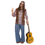 &bdquo;PSICHEDELIC HIPPIE MAN&ldquo; (mar&scaron;kinėliai su liemene, kelnėmis, galvos juosta, vėriniu)