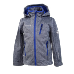 Huppa Softshell striukė JAMIE 1, dark gray melange/blue