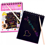 Užra&scaron;ų knygutė Rainbow, rožinė