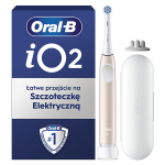 Oral-B iO2 serijos &bdquo;Calm Pink&ldquo; elektrinis dantų &scaron;epetėlis su kelioniniu dėklu