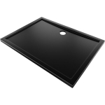 Du&scaron;o padėklas Mexen Flow Slim, stačiakampis, 80 x 95 cm, Black matt