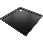 Du&scaron;o padėklas Mexen Flow Slim, kvadratinis, 120 x 120 cm, Black matt