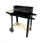 Sodo grilis su lentynomis ir ratukais