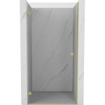 Du&scaron;o durys Mexen Lunar-B, kairė, 70 cm, transparent/brushed gold