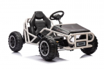 Vienvietis vaiki&scaron;kas elektrinis Buggy A8812, juodas/baltas