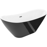 Vonia Mexen Lotos, 160 x 75 cm, White/Black + Brushed gun gray persipylimas