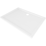 Du&scaron;o padėklas Mexen Flow Slim, stačiakampis, 85 x 130 cm, White gloss