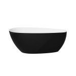Vonia Besco Goya A-Line Black&White, 160 x 73 cm (sifono su persipylimu dangtelis aukso spalvos)