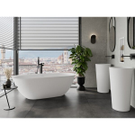 Konglomerato vonia Mexen Siena, 170 x 80 cm, White matt