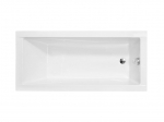 Vonia Besco Modern, 160 x 70 cm, su rifliuota balta apdaila
